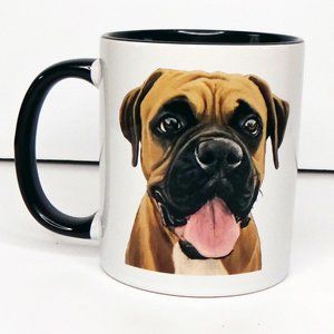 Boxer Breed Specific Ceramic Dog Mug / Dog Lover/ Coffee/ Lee Keller NEW